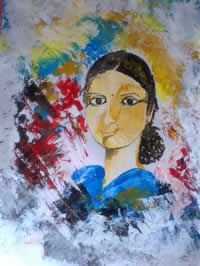 Khushboo Chaudhary indian artist