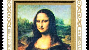 Mona Lisa stamp