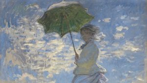 Woman with a Parasol, Madame Monet and Her Son - Claude Monet