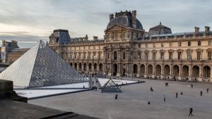 The Lourve, complete with I.M Pei's Pyramid
