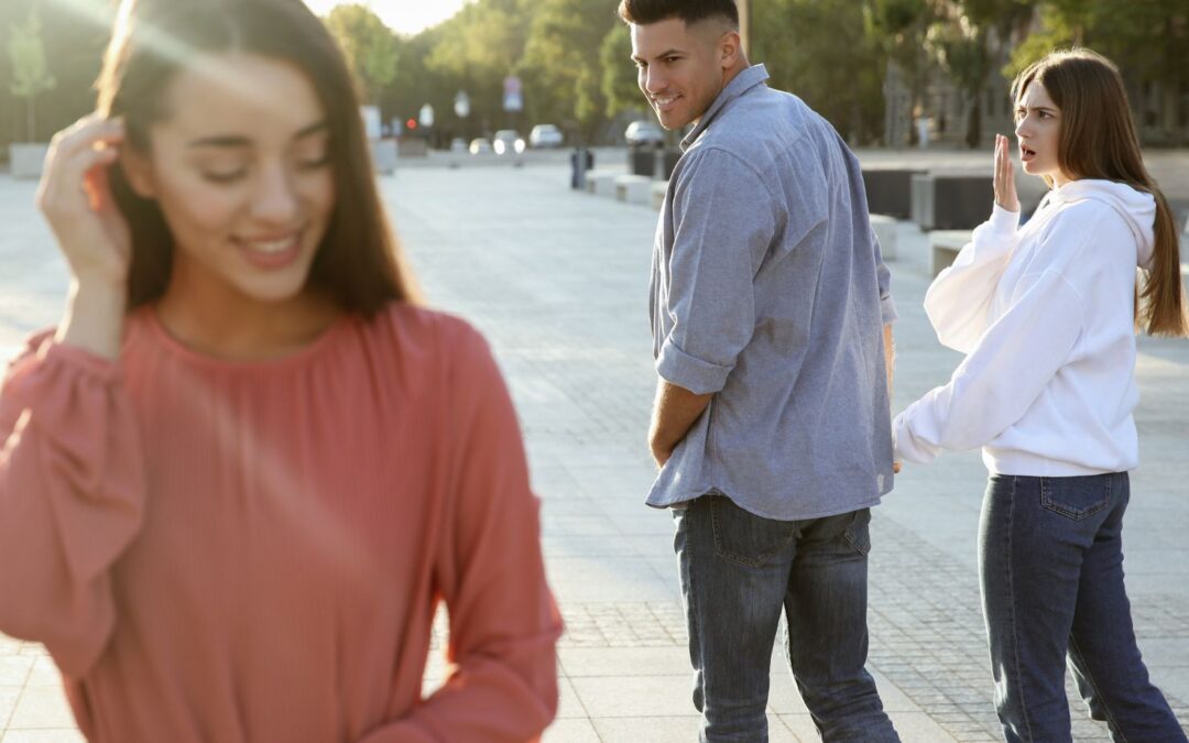 what does it mean when a girl takes quick glances at you