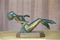 south african artist barry jackson bronze sculpture